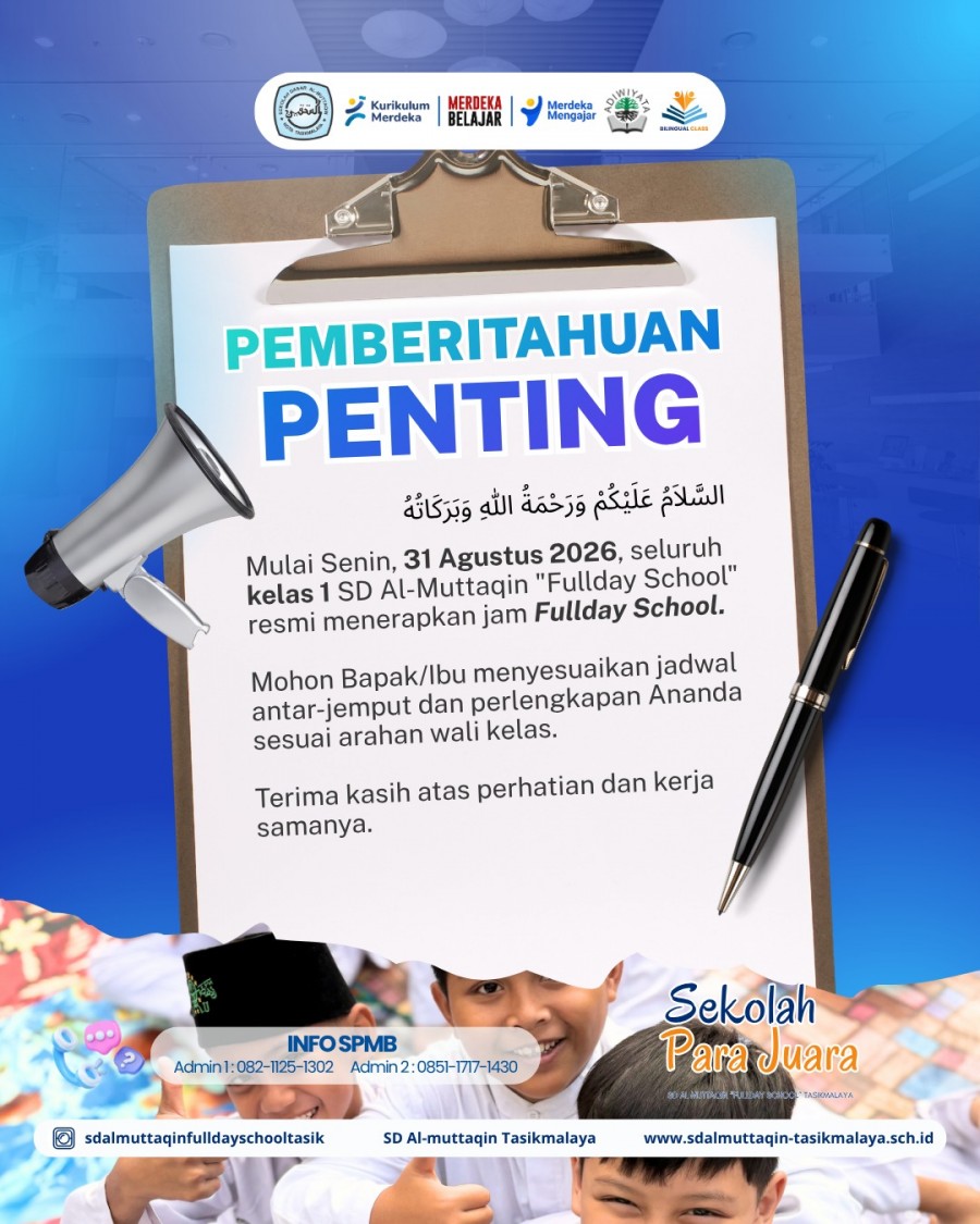 The Next Milestone: Membangun Kemandirian Anak Melalui Transisi Fullday School